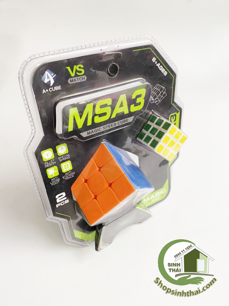 [HCM]Vỉ hai cục rubik to nhỏ 3x3