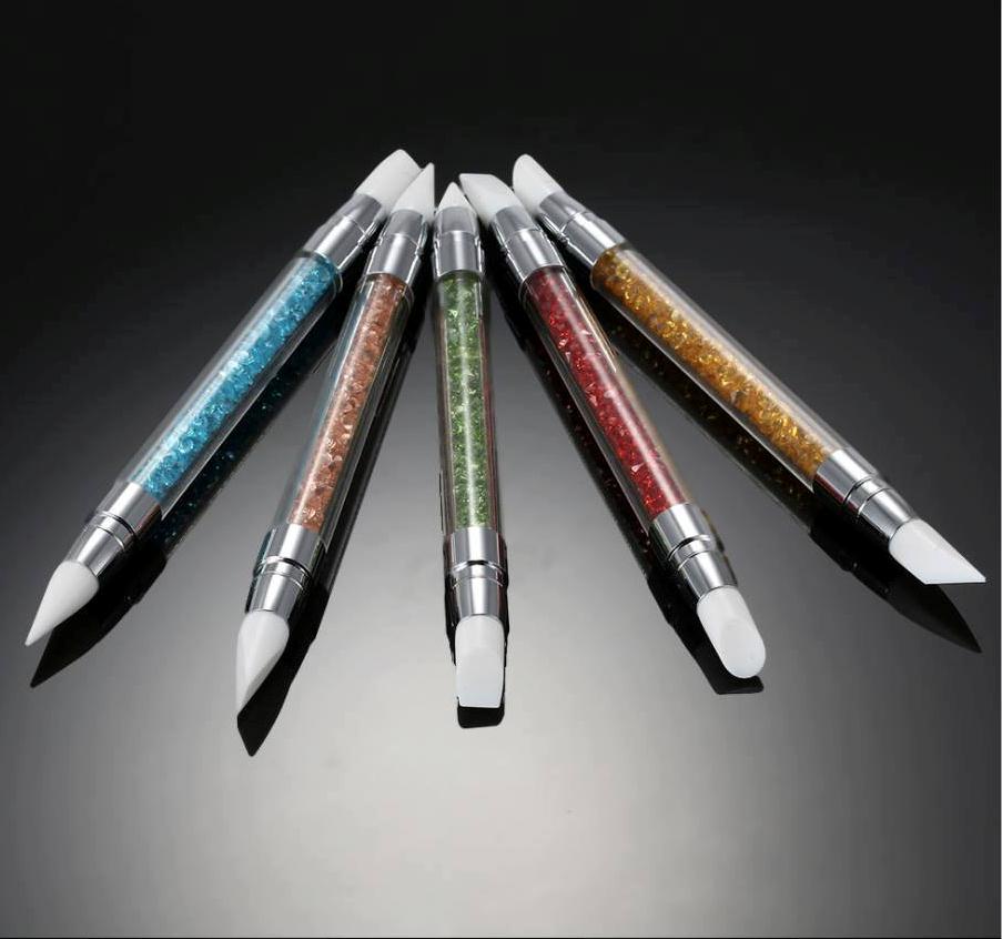 Cọ silicon 01 chiếc (ngẫu nhiên) trang trí móng làm nail mishop hnnail