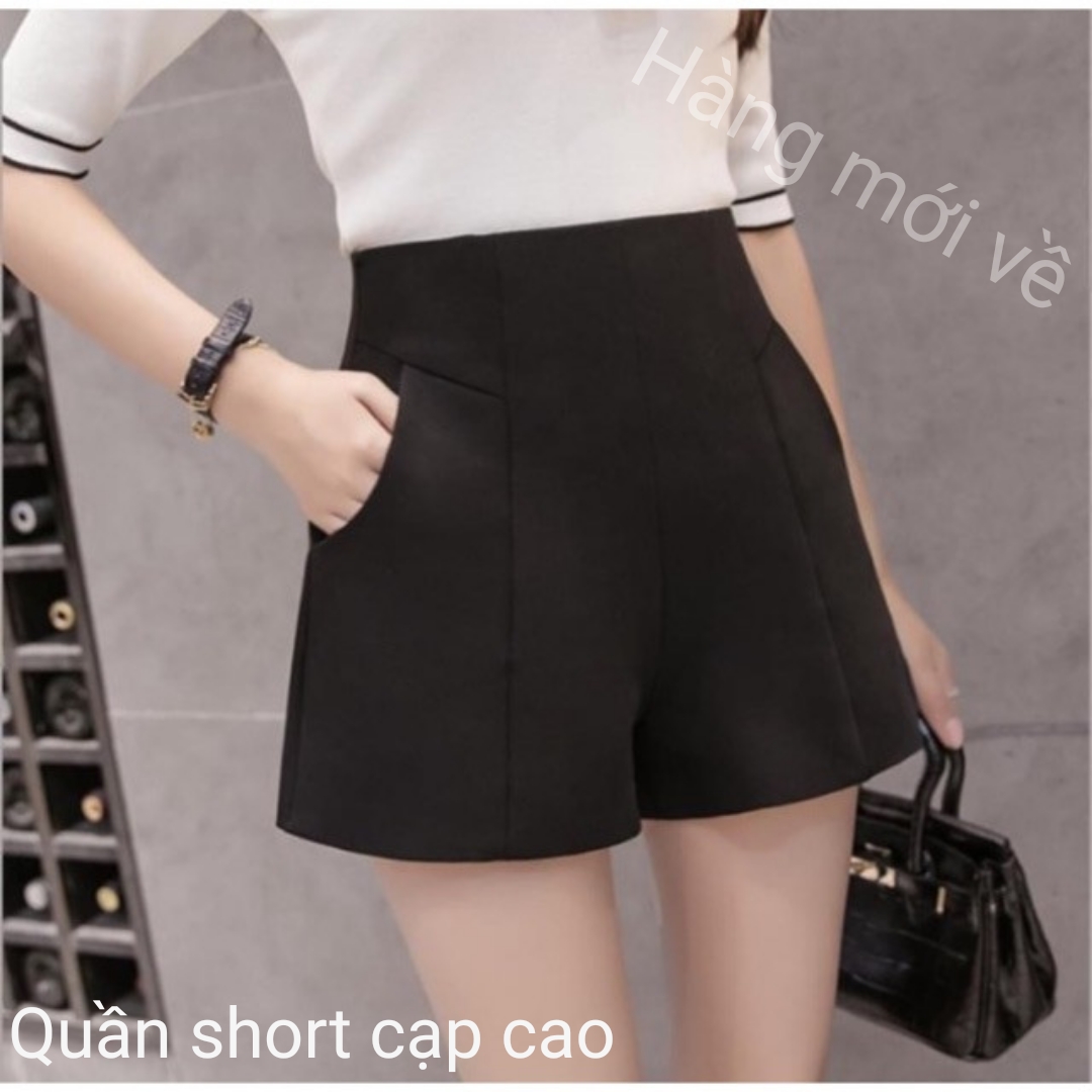 [hàng mới về] Quần Short cạp cao nữ
