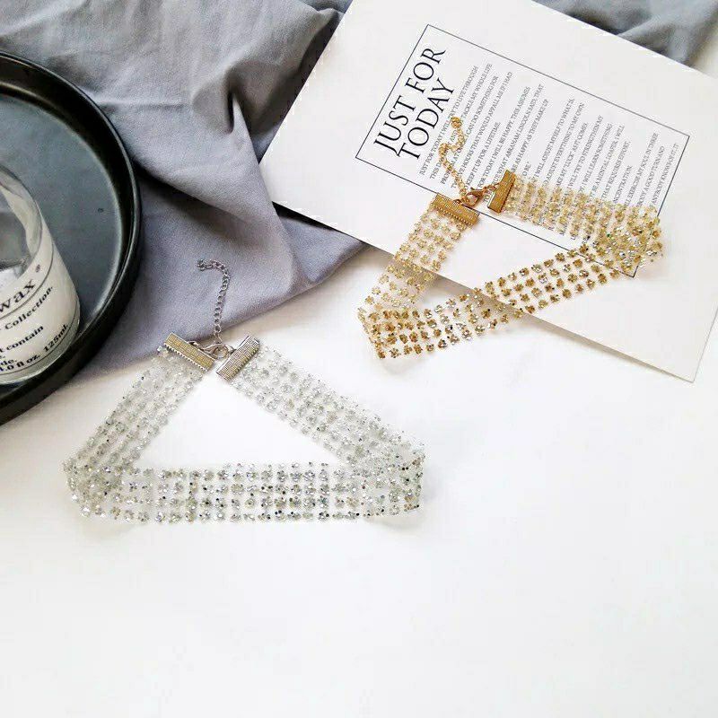 [HCM]Vòng cổ choker đính sequin lấp lánh