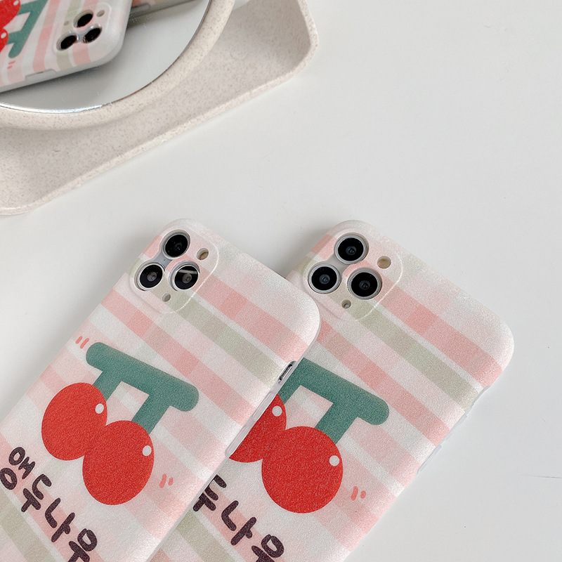 [HCM]Ốp iPhone Cherry Đỏ iPhone 7Plus/8Plus/X/Xs Max/11/11 Pro Max - ốp iphone - ốp iphone