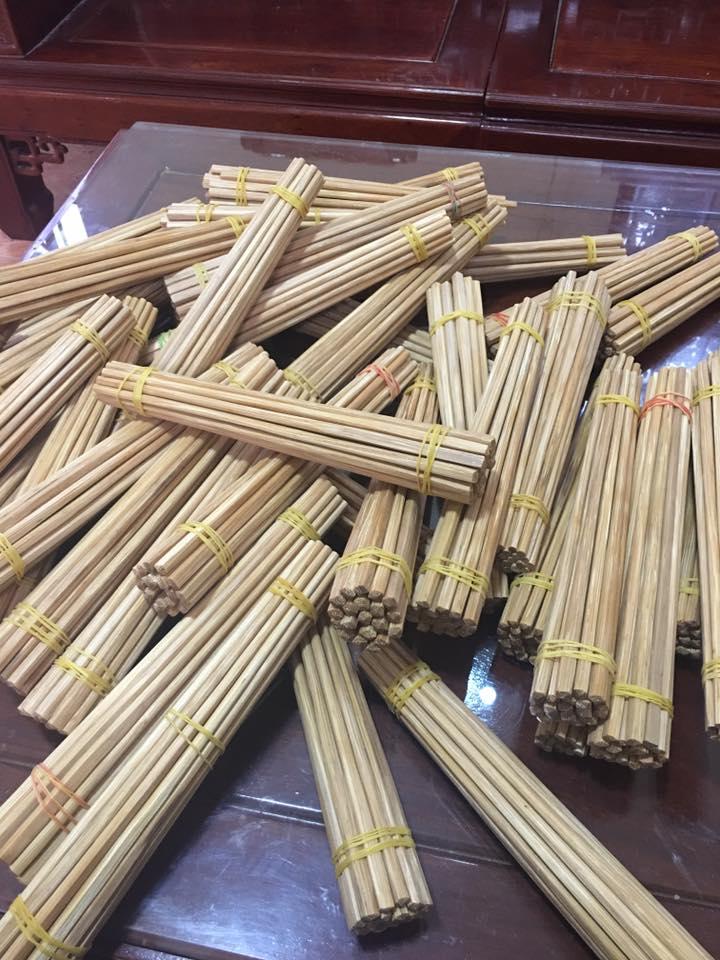 Đũa cau rừng - Đũa sạch của mọi nhà