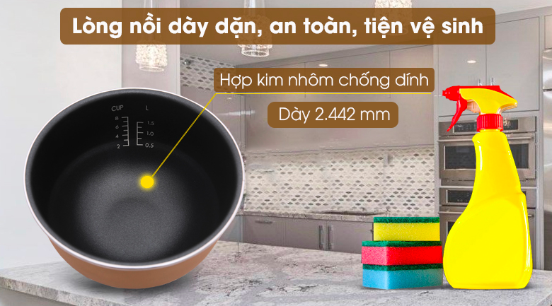 Nồi cơm điện cao tần sunhouse mama 1.5 lít shd8955 hàng chính hãng