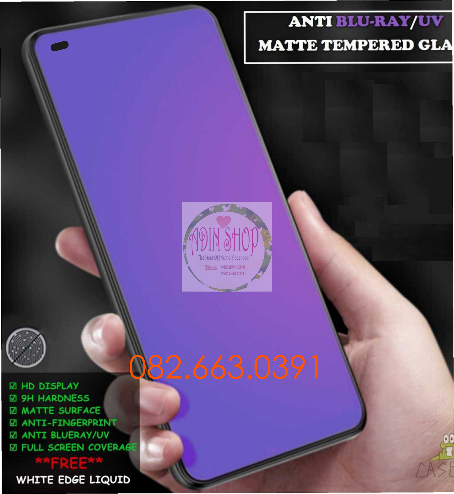 Cường Lực Vivo bảo vệ mắt ánh tím Vivo V19/V19 neo nano dẻo