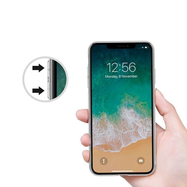 Ốp lưng iPhone XS Max silicon trong suốt hiệu KST Design