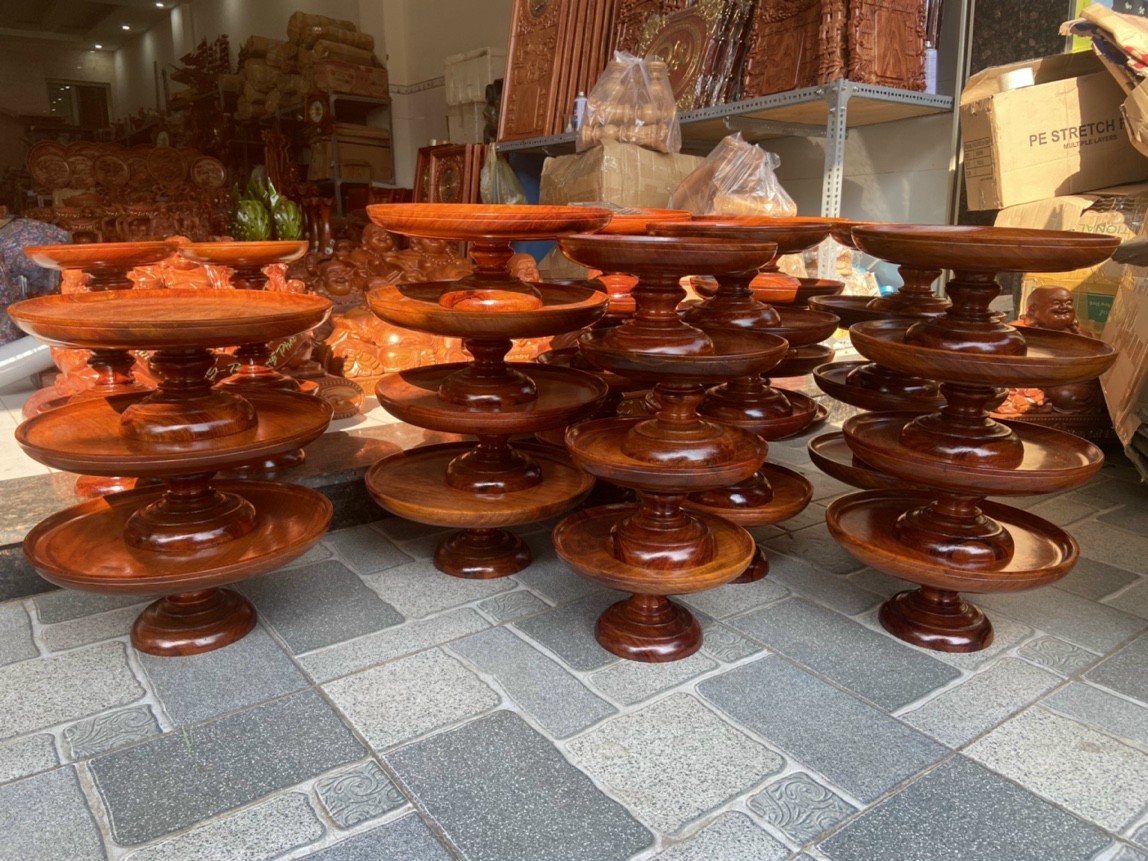 Trays, Fruit Plates, High-Quality Incense Wood Altar Table