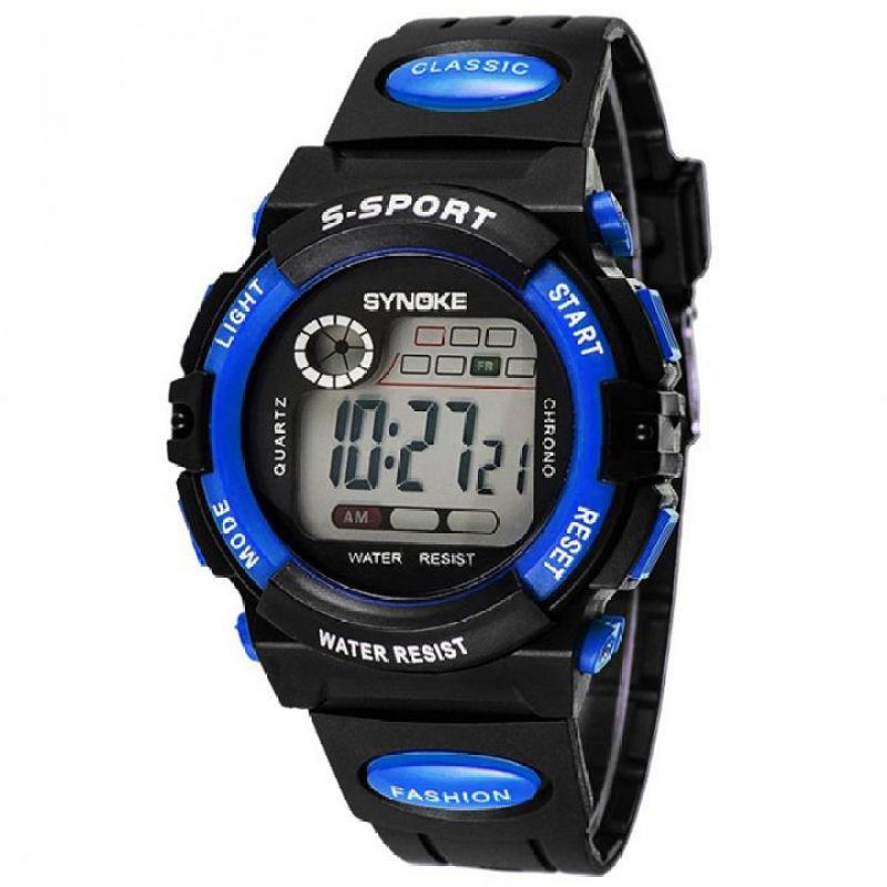 Giá bán Đồng hồ thể thao trẻ em - đồng hồ điện tử bé trai Synoke 99269 (Xanh)