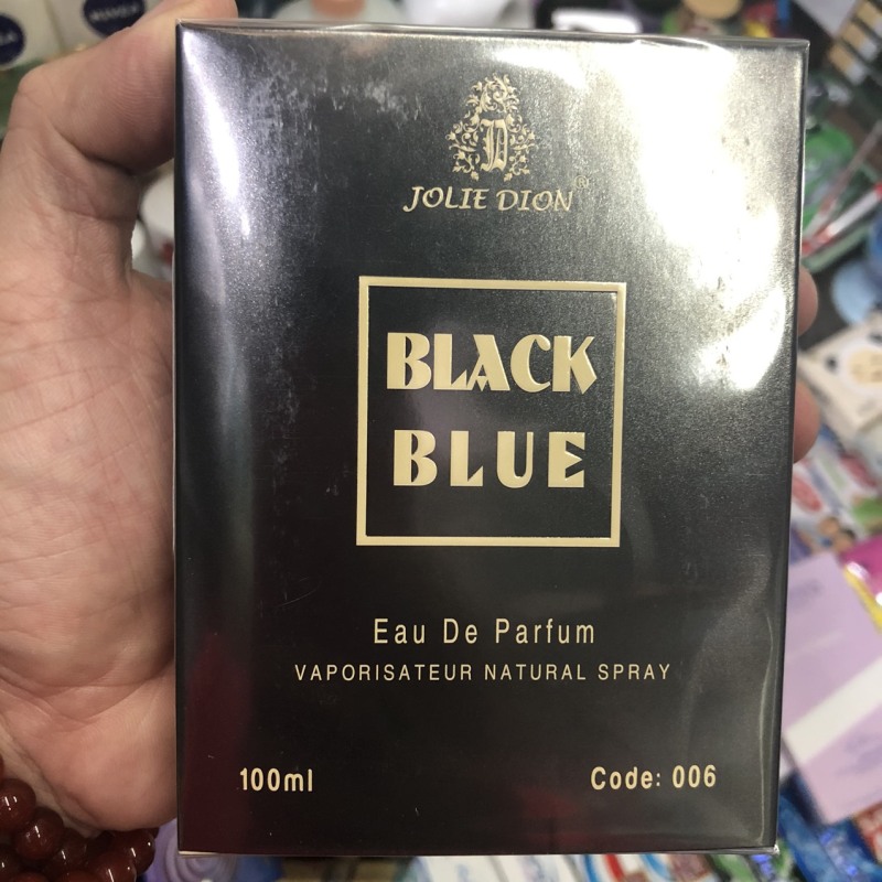 Nước Hoa Nam Jolie Dion Black Blue Eau De Parfum - Singapore (100ml)