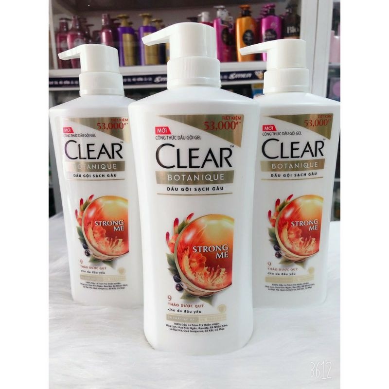 Dầu Gội Sạch Gàu CLEAR Thảo Dược 630gr