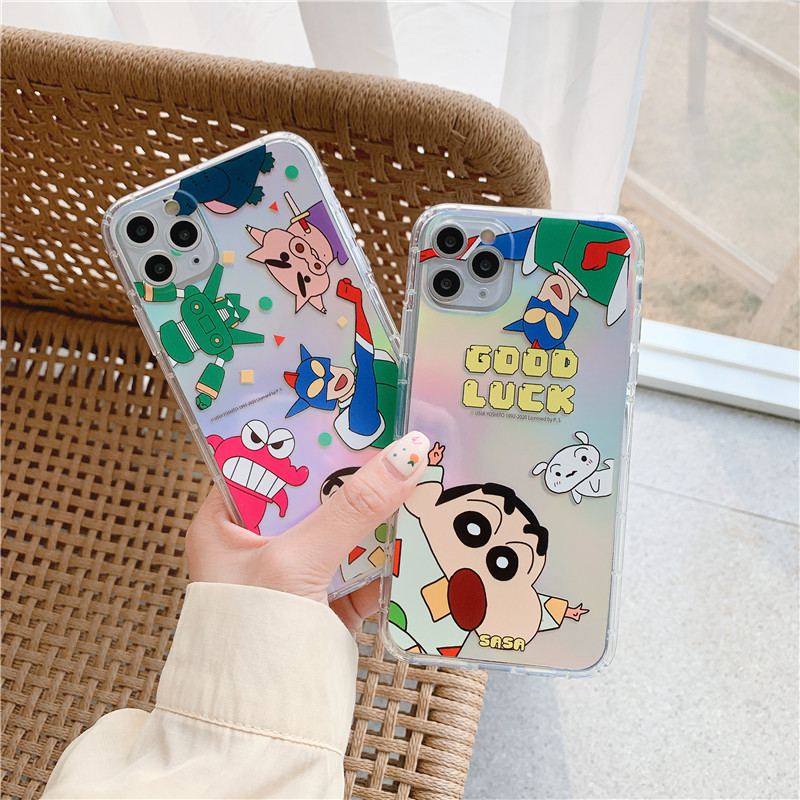 Ốp Lưng Silicon Chống Sốc Shin Good Luck ( Kèm Miếng Phản Quang )