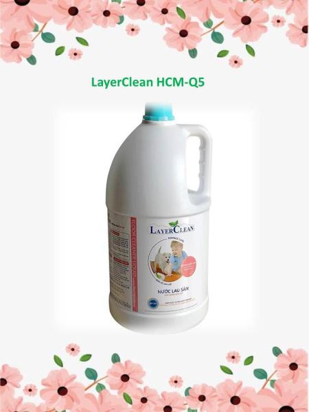 Nước lau sàn hữu cơ LayerClean 5L- hương Nước hoa poppy coach