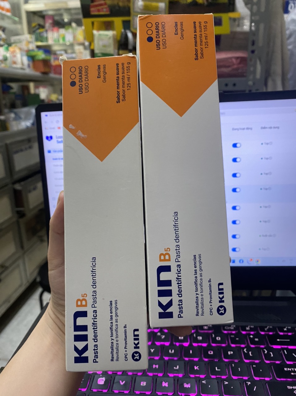 Kem đánh răng hằng ngày KIN B5