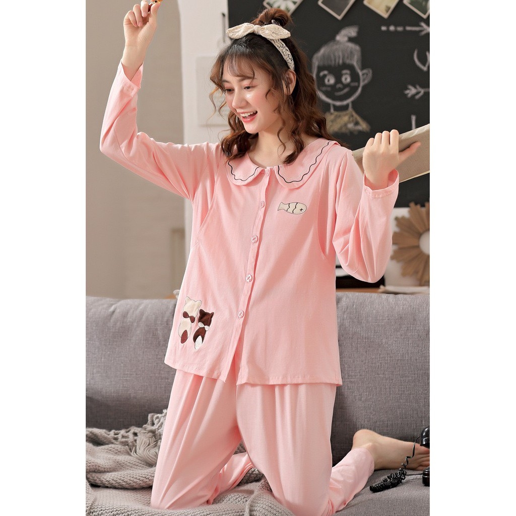 bộ đồ bầu kết hợp sau sinh