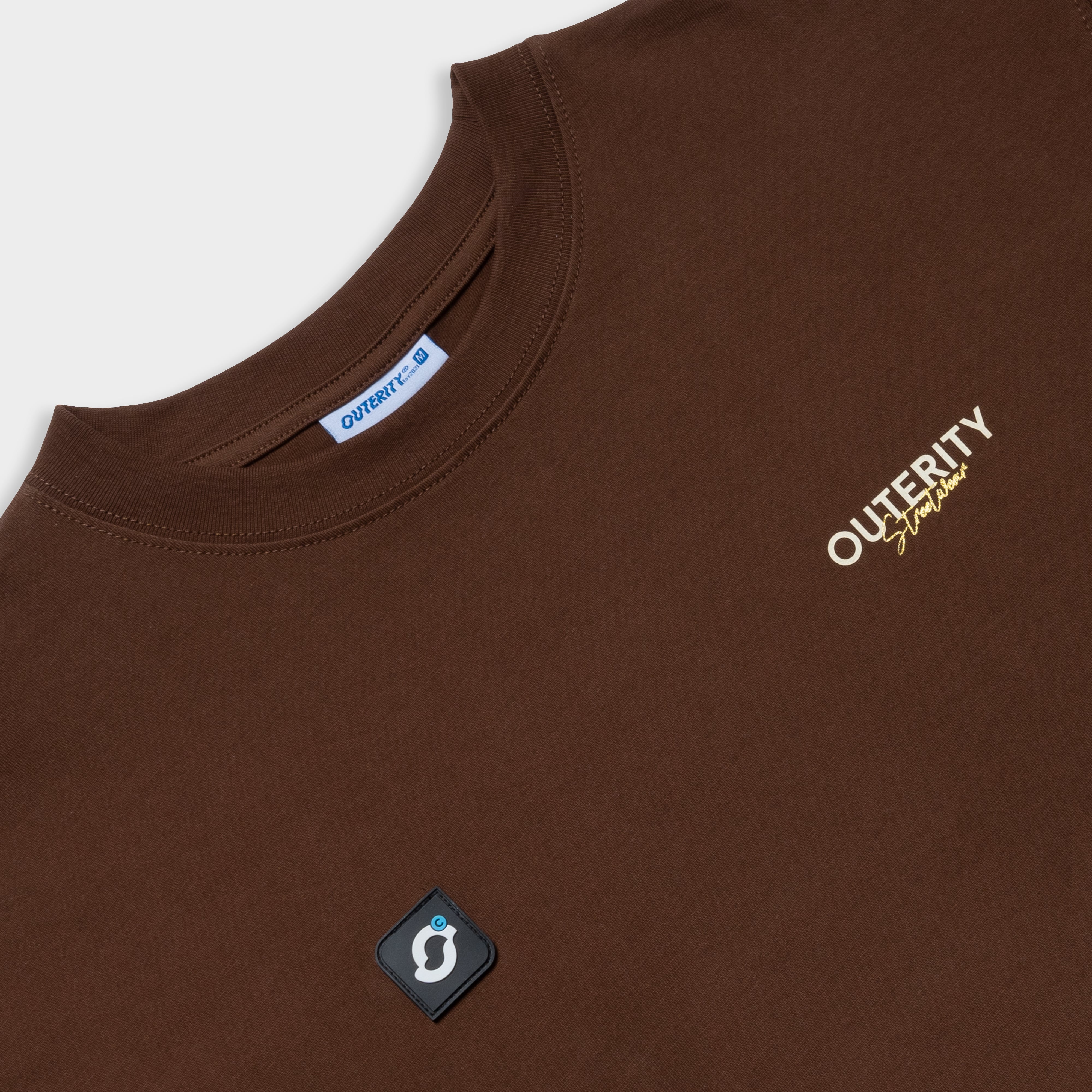 Áo thun Outerity MultiFont v3.0 / Màu Nâu Đậm - ORT.B 154