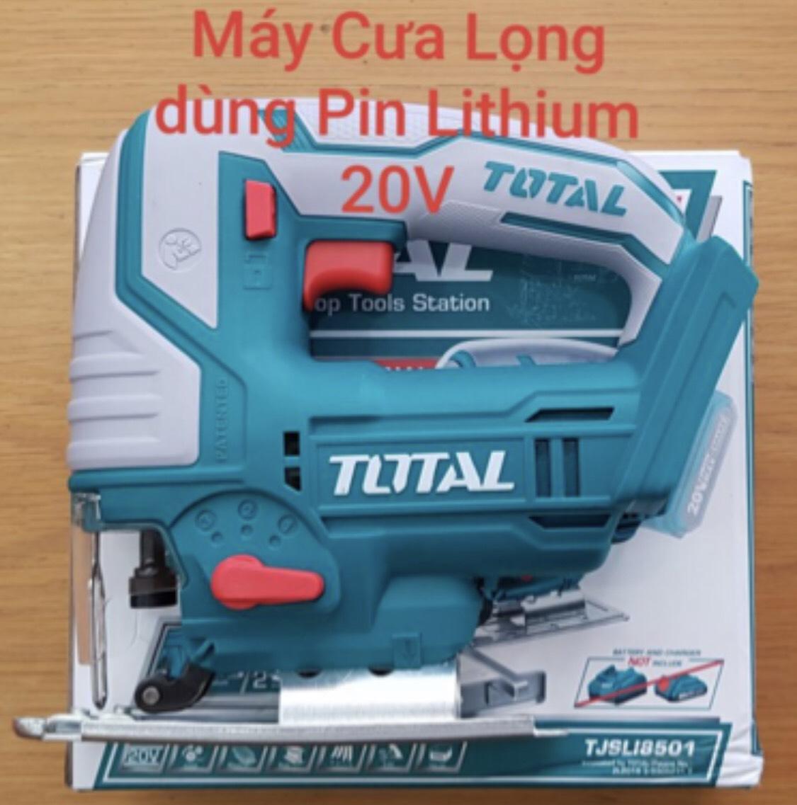 20V Máy cưa lọng dùng pin Total TJSLI8501 (GỒM 1 PIN VÀ 1 SẠC 20V)