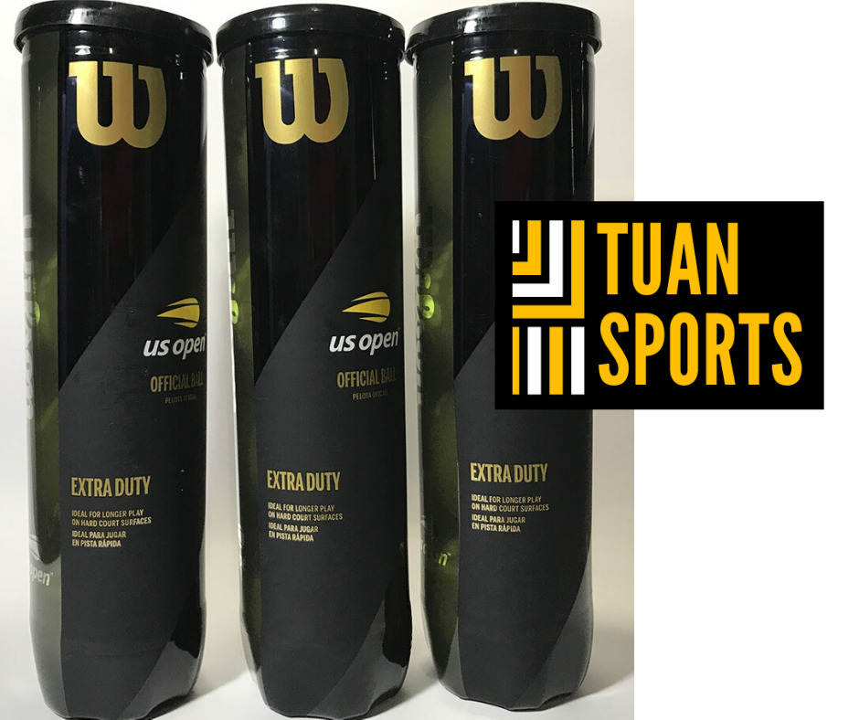 Banh tennis wilson 4 trái - đen