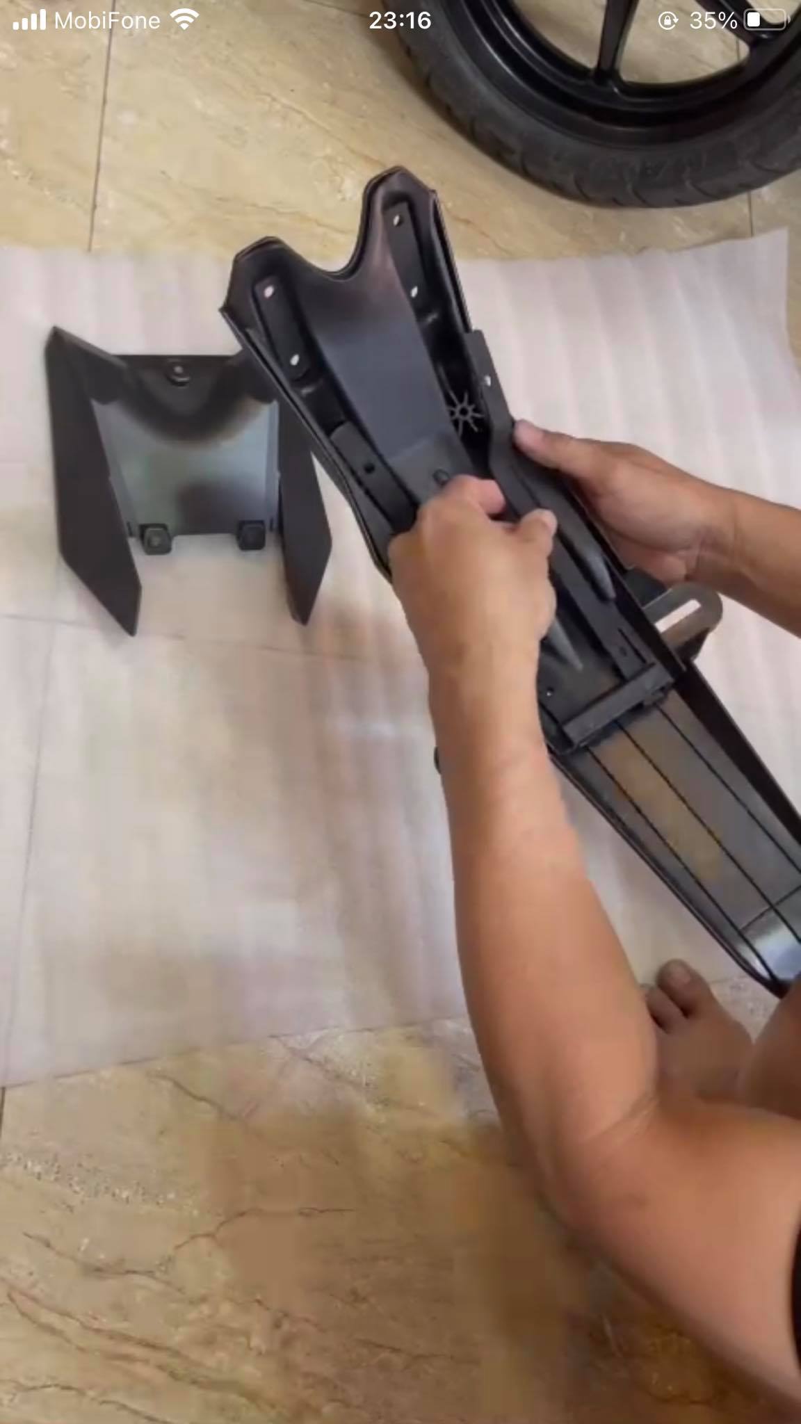 Cặp pát chống rung dè Satria Raider Fi