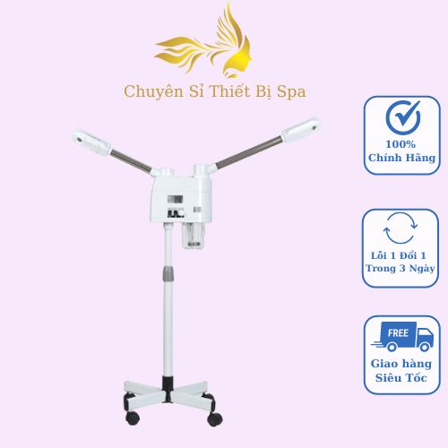 Máy xông mặt 2 cần | 2 chức năng nóng và lạnh | BH 6 tháng