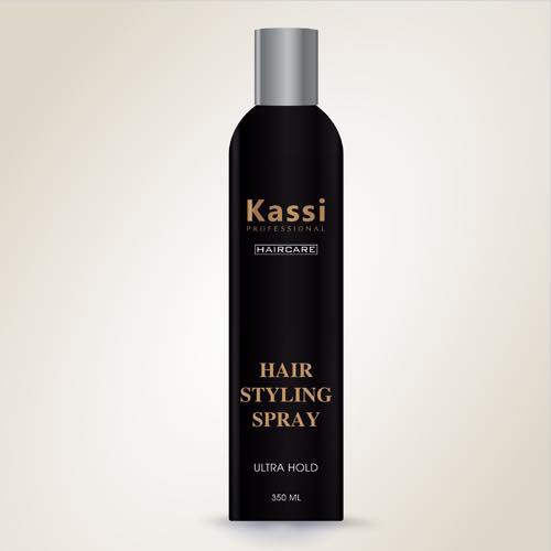 Keo xịt tóc Kassi dạng mềm, cứng và bóng (Chai 350ml)