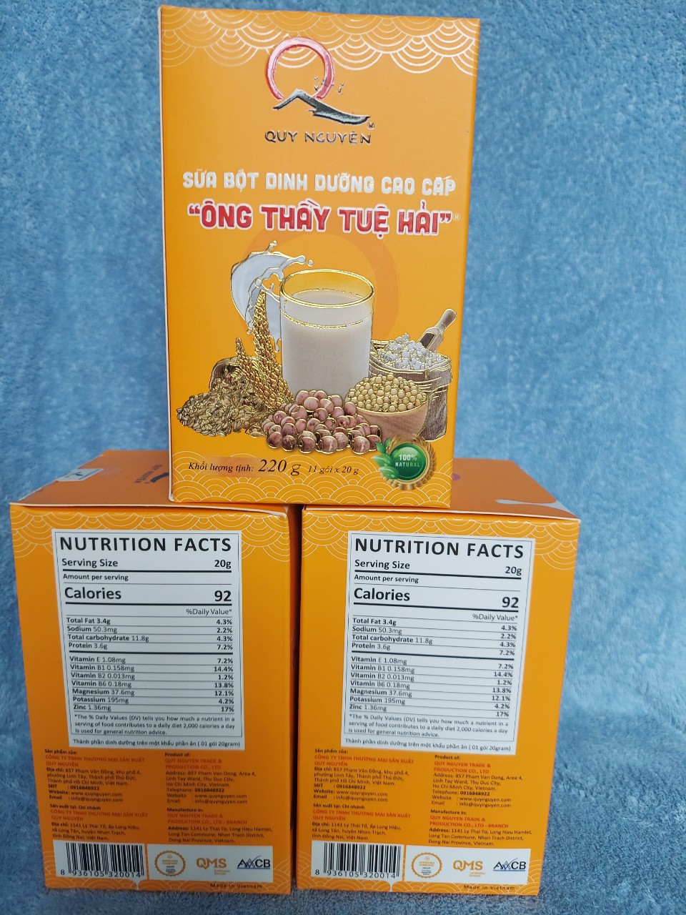 Sữa bột dinh dưỡng Ông Thầy Tuệ Hải 220gr