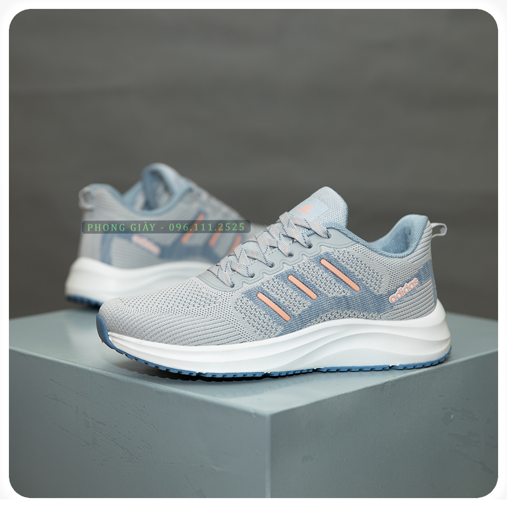 Giày Sneaker Nữ Giày Thể Thao Nữ D29 Màu Ghi