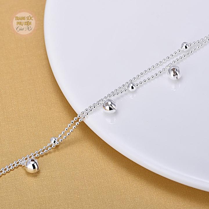 [HCM]Lắc chân dây đôi lục lạc LC33