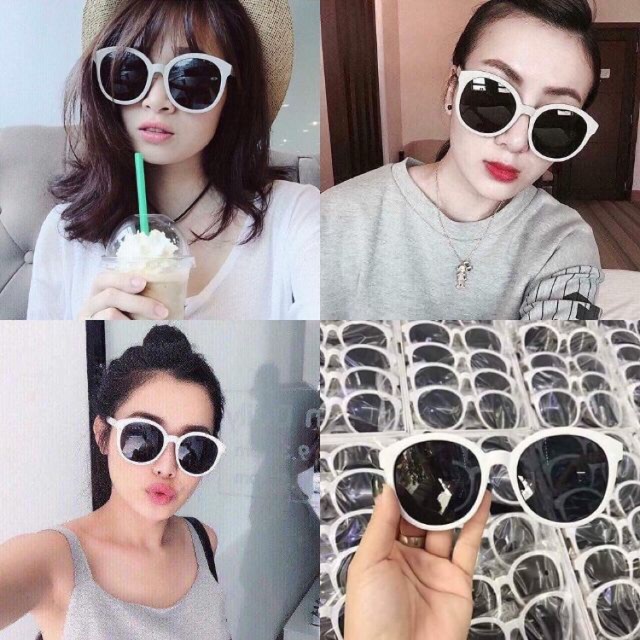 Kính mát gọng trắng thời trang KAN0620 1