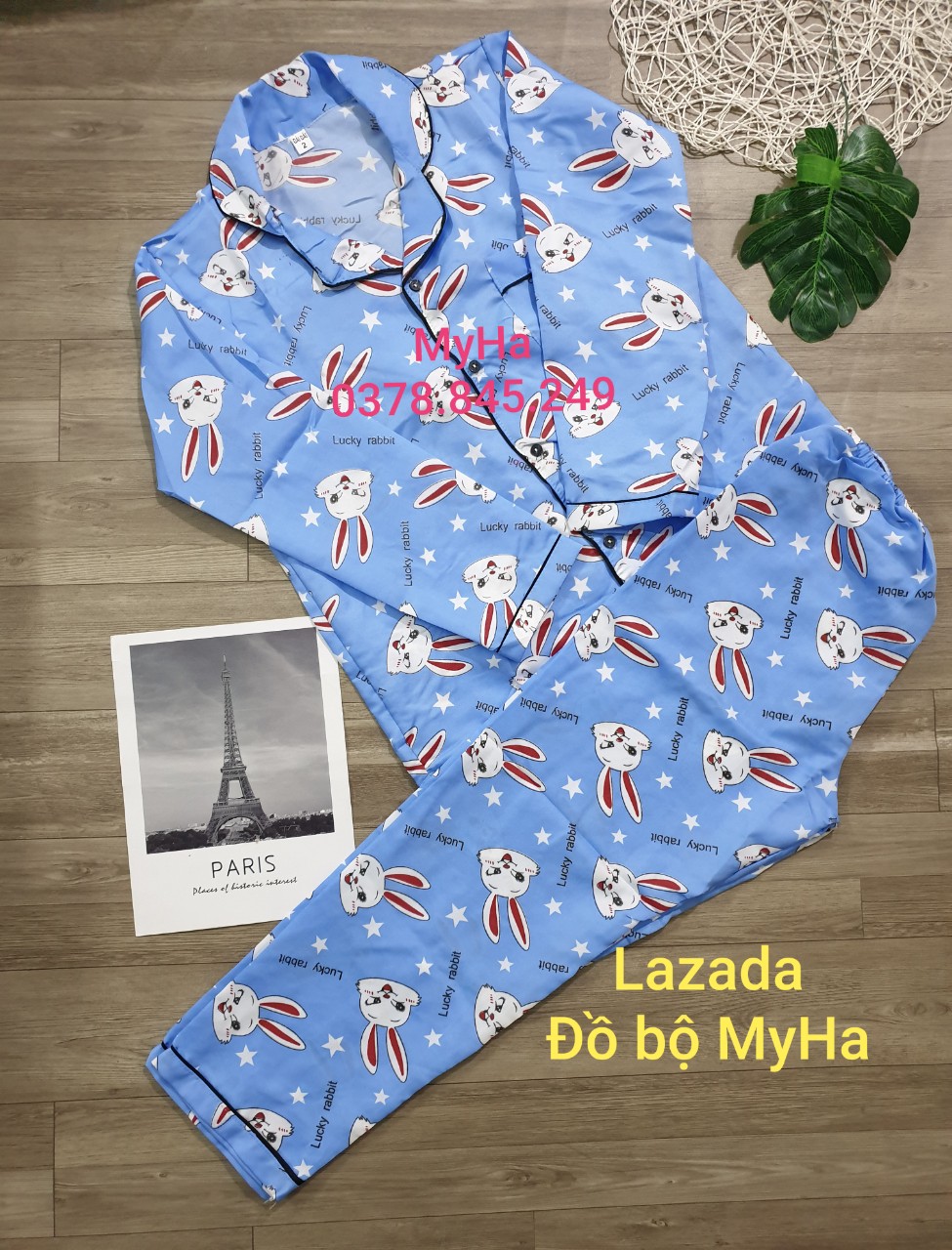 [HCM]Đồ Bộ Kate Thái Tay Dài Quần Dài ( mã 02 )
