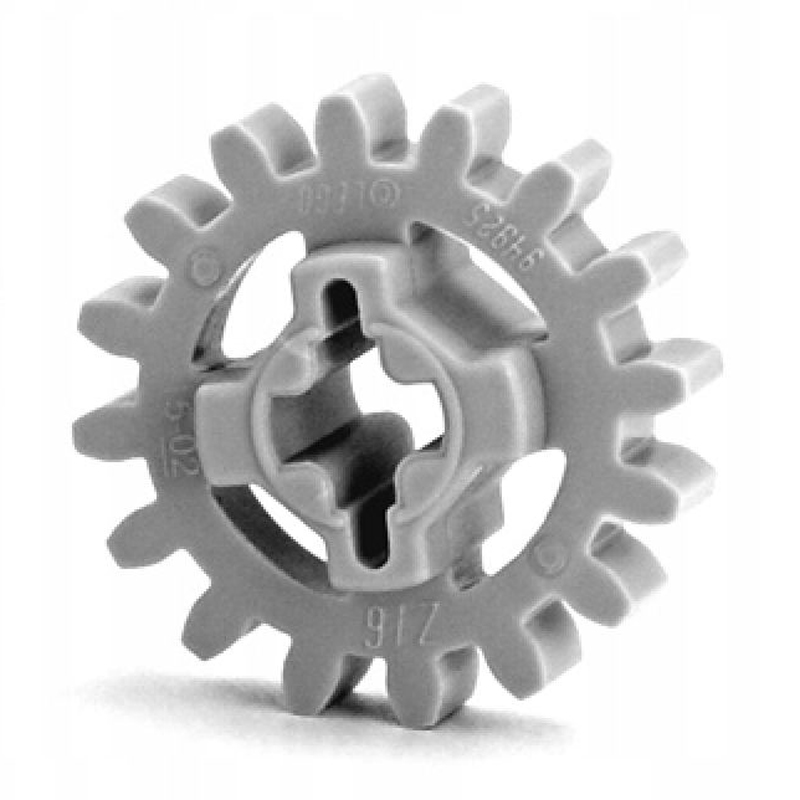 [1 Cái] LEGO Technic Bánh Răng 16 Răng Xám Nhạt - 1x LEGO Technic Gear 16 Tooth (Second Version - Reinforced) ID 4640536 94925