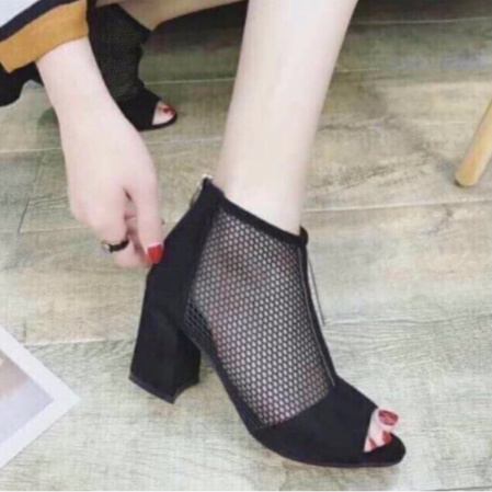 BOOT LƯỚI - KÍN GÓT - HỞ MŨI