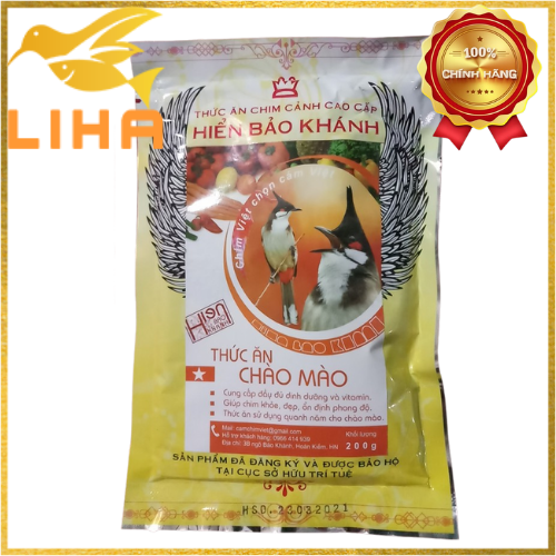 Cám Chào Mào Hiển Bảo Khánh Sao 200gr - Giúp Chim Ổn Định