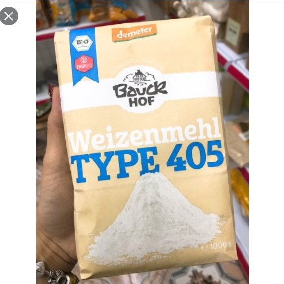 Bột mỳ hữu cơ loại 405 Bauckhof (1kg)