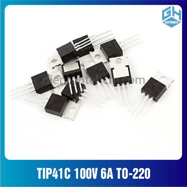 Combo 4 con transistor công suất npn tip41c 100v 6a to-220