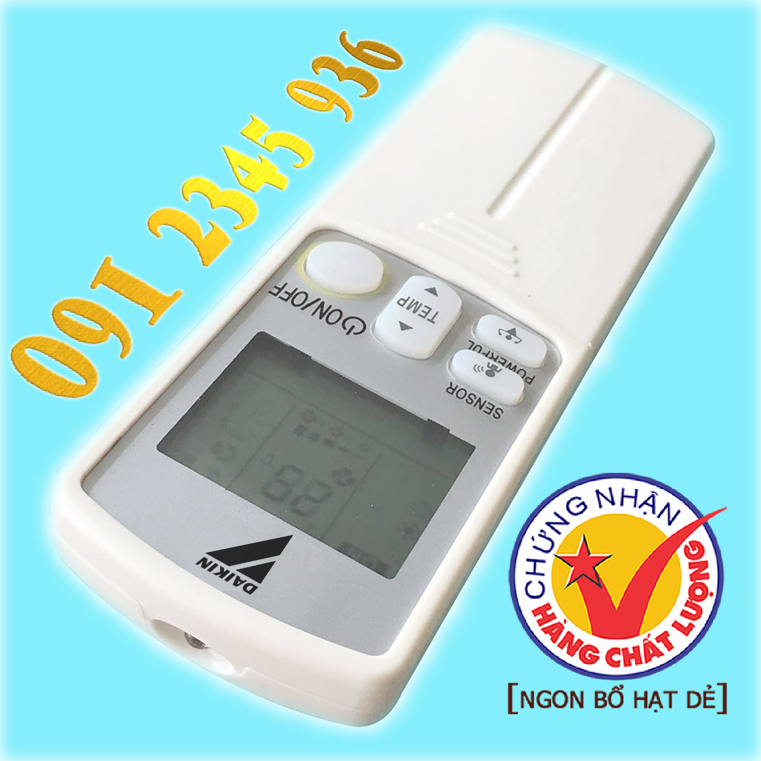 Điều khiển DAIKIN [HÀNG ĐẸP] cho điều hòa. (Mẫu số 3)