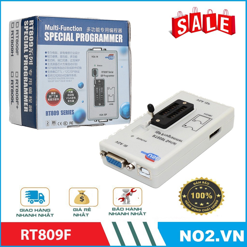Máy chép ROM  PRO RT809F Chỉ gồm máy không