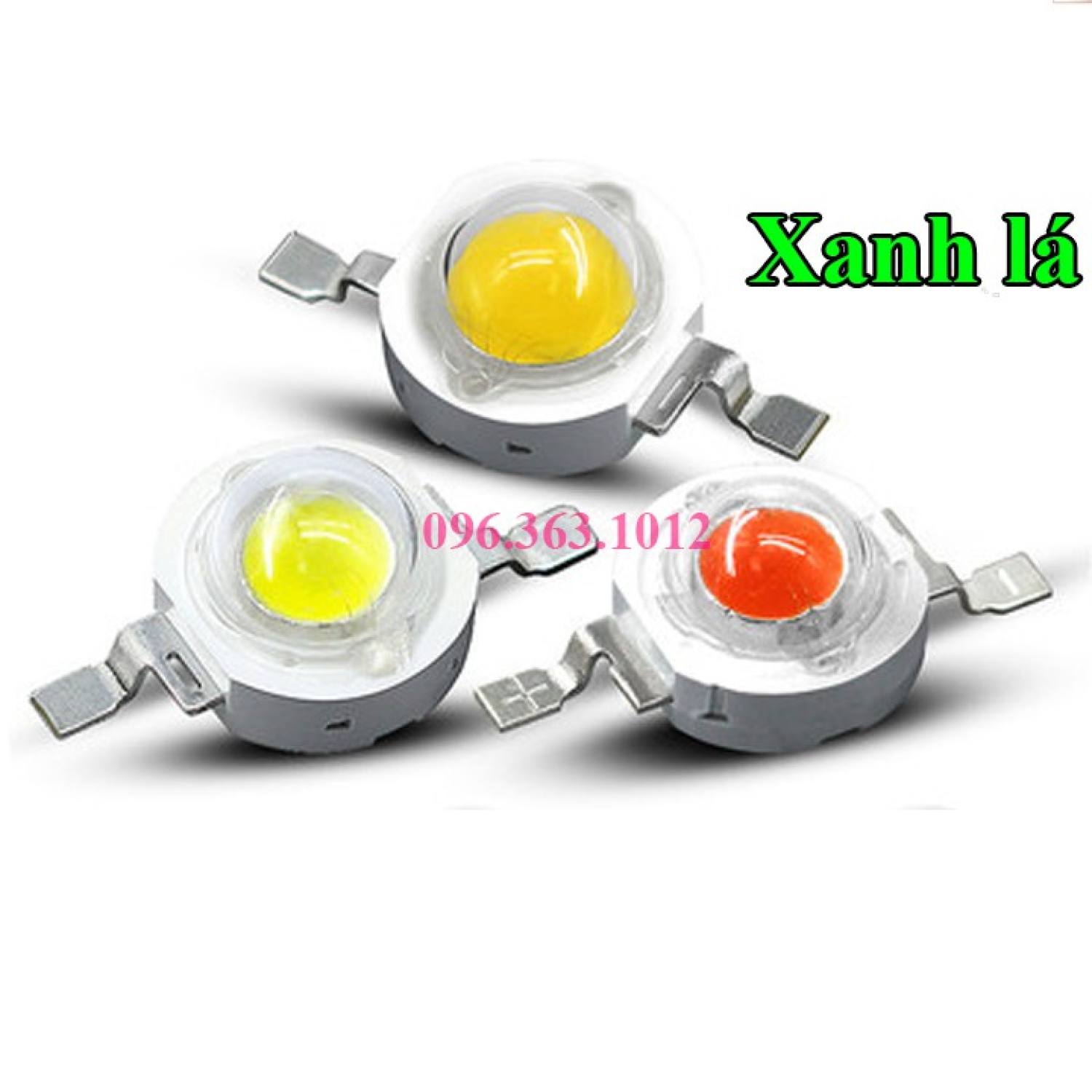 Chip LED Luxeon 1W 3V - 4V Trắng / Xanh / Đỏ / Tím / Vàng - Đế nhôm