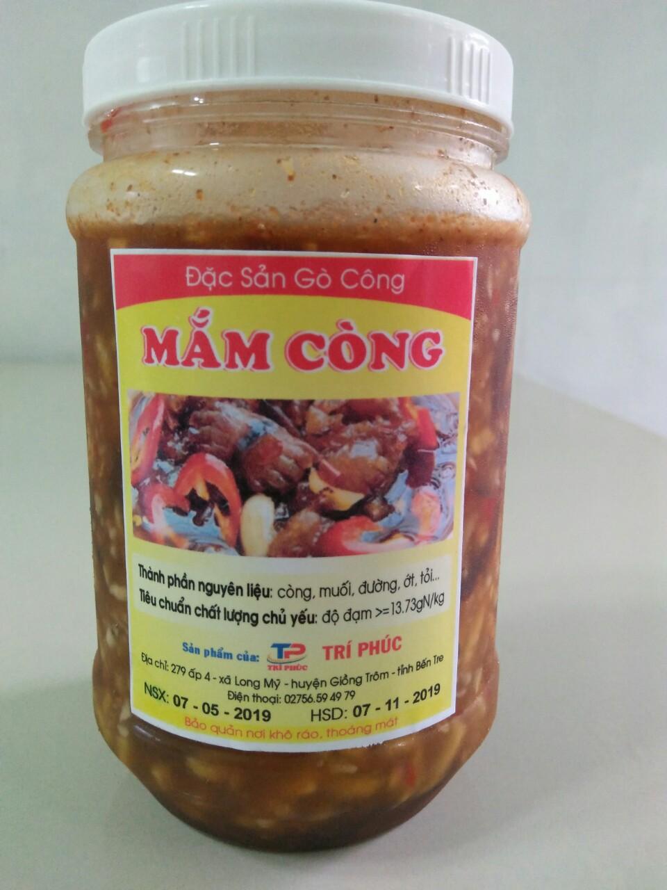 Mắm Còng Gò Công Nguyên Con ( hủ 500g)