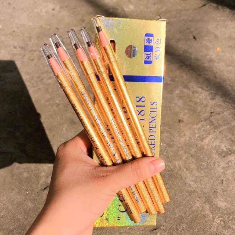 Chì xé kẻ chân mày kim tuyến vàng ( 2 cây) giá rẻ