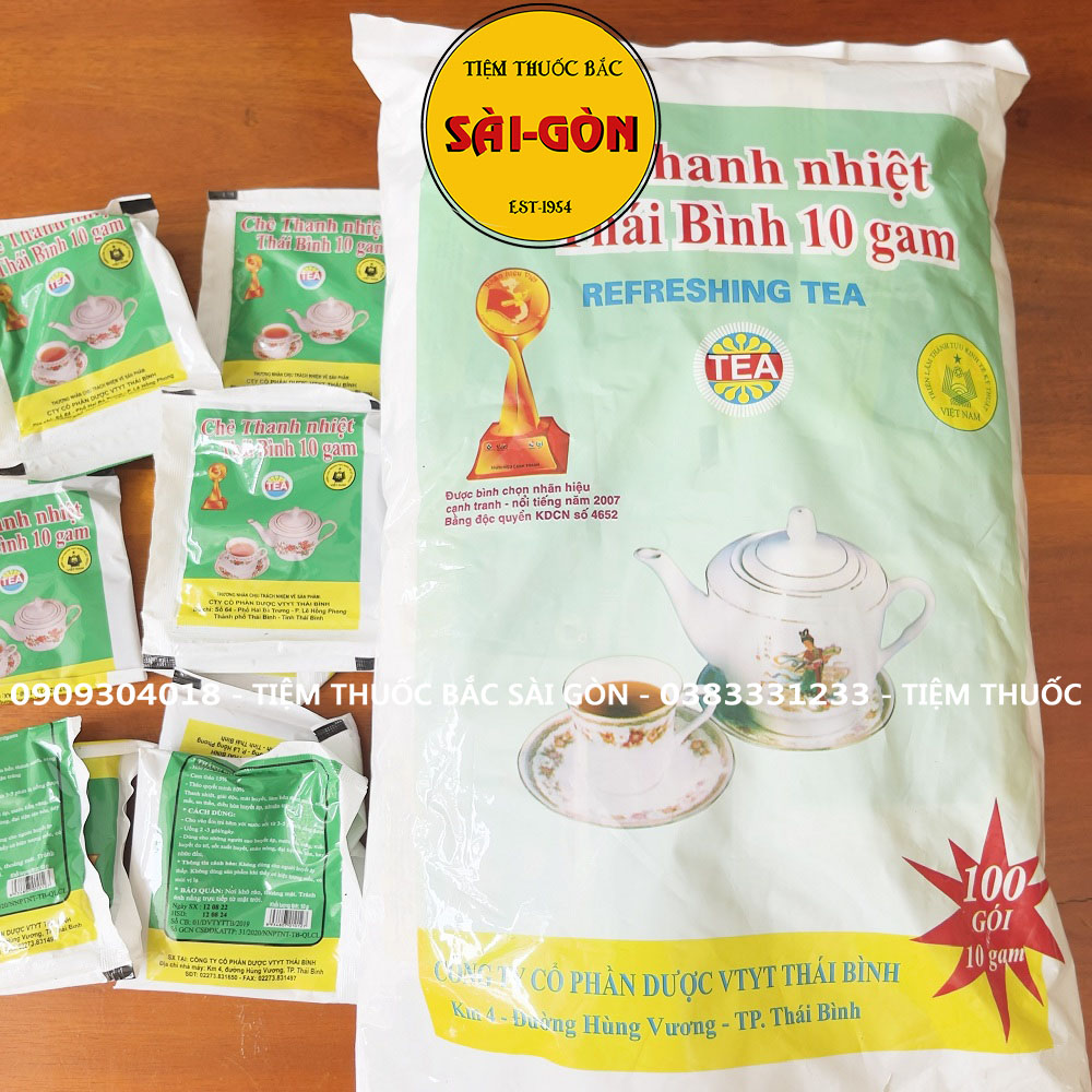 Trà Thanh Nhiệt Thái Bình 20 gói nhỏ dùng thử