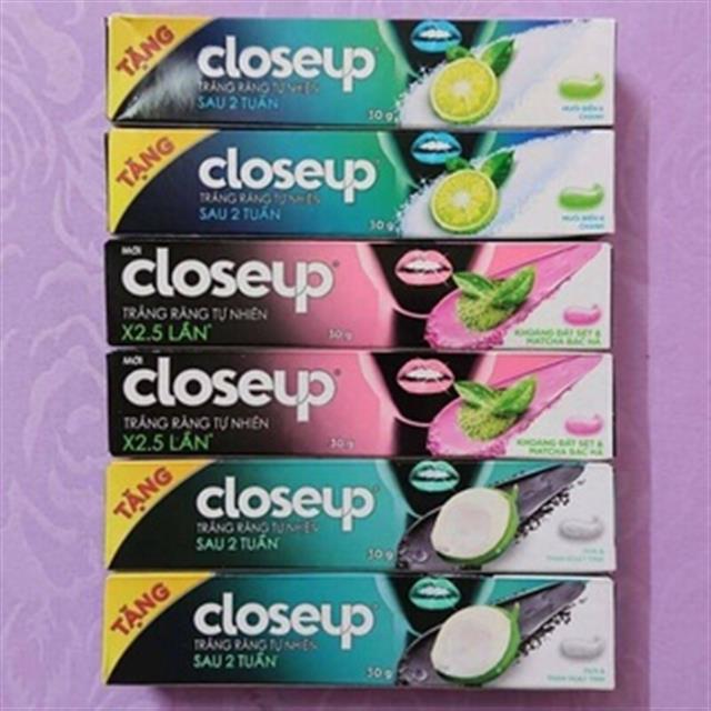 PS, closeup activated carbon toothpaste 30G compact convenient 30g-happy home 4U tooth whitening cream
