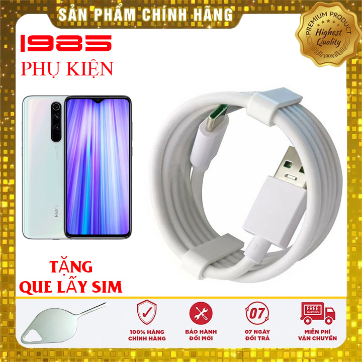 Cáp sạc nhanh xiaomi redmi note 8 note 8 pro