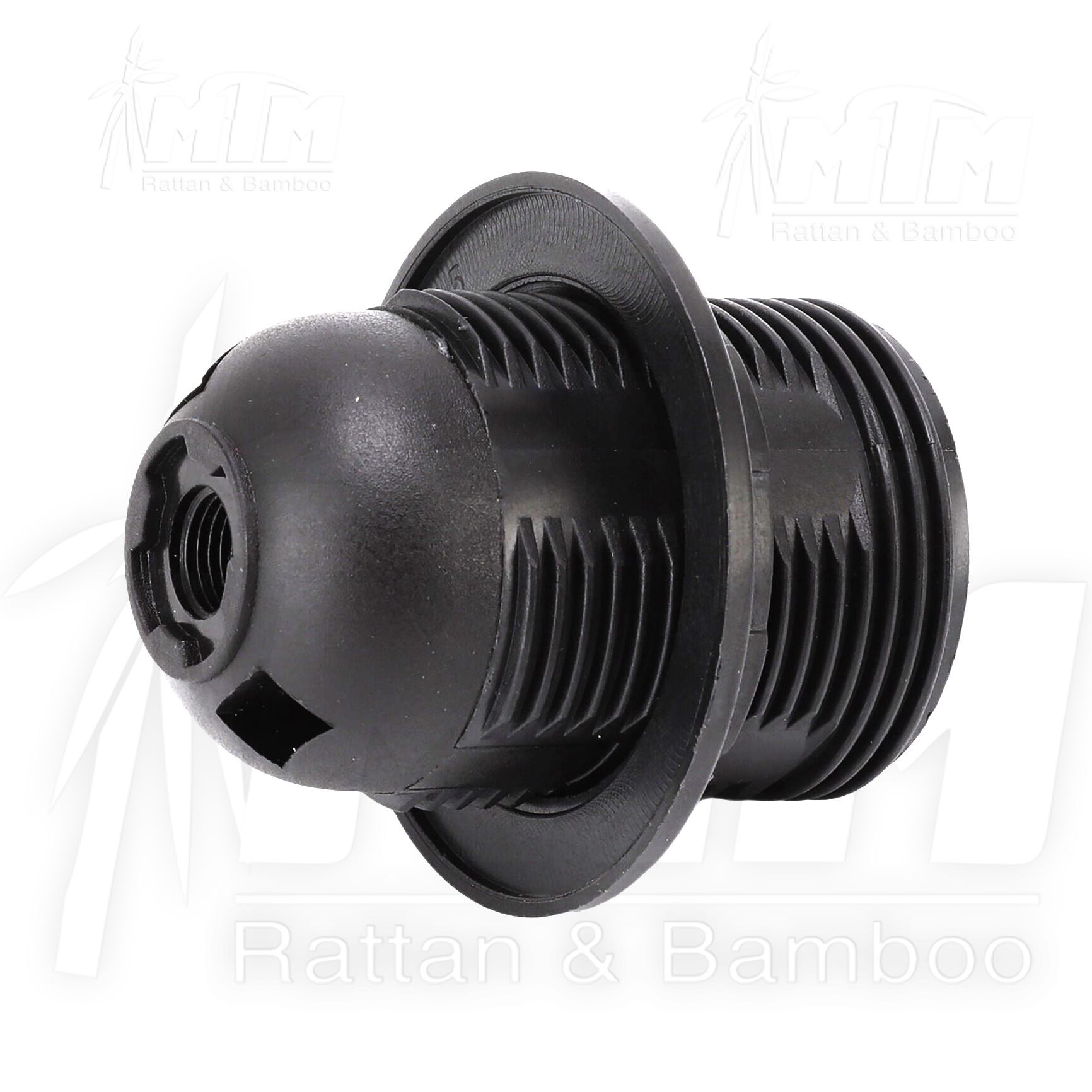 Đui đèn vành E27 dùng cho lồng đèn mây tre, đèn gỗ, đèn sắt.