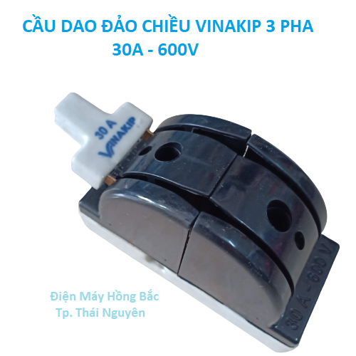 Cầu dao điện đảo chiều 2P 30A 600V - Vinakip