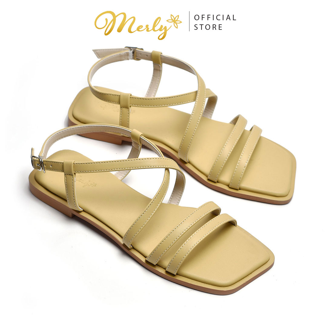 Giày Sandal Dây Mảnh Merly 1467, Giày Xăng Đan Dây Quai Ngang, GIày