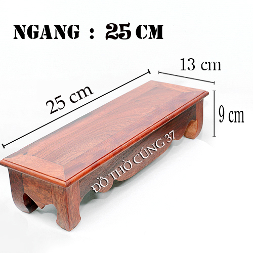 [ NGANG 25 CM ,30 CM , 35 CM , 40 CM ] Đế gỗ hương kê khung ảnh thờ