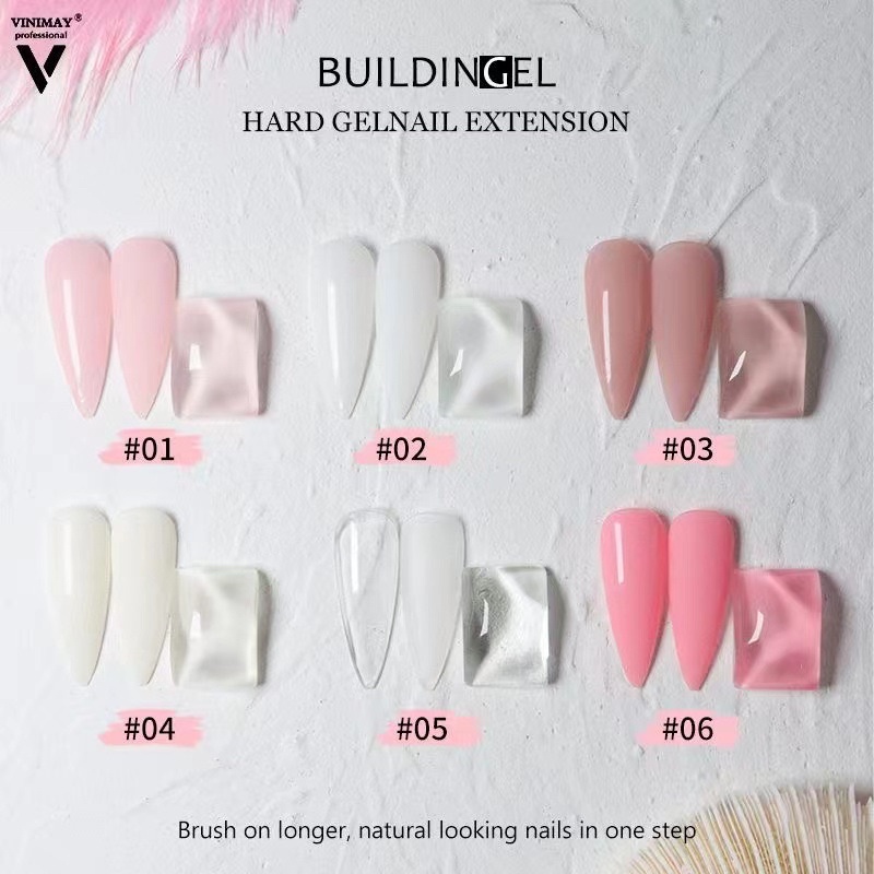 sơn gel đắp móng và siêu cứng móng vinimay hot mới