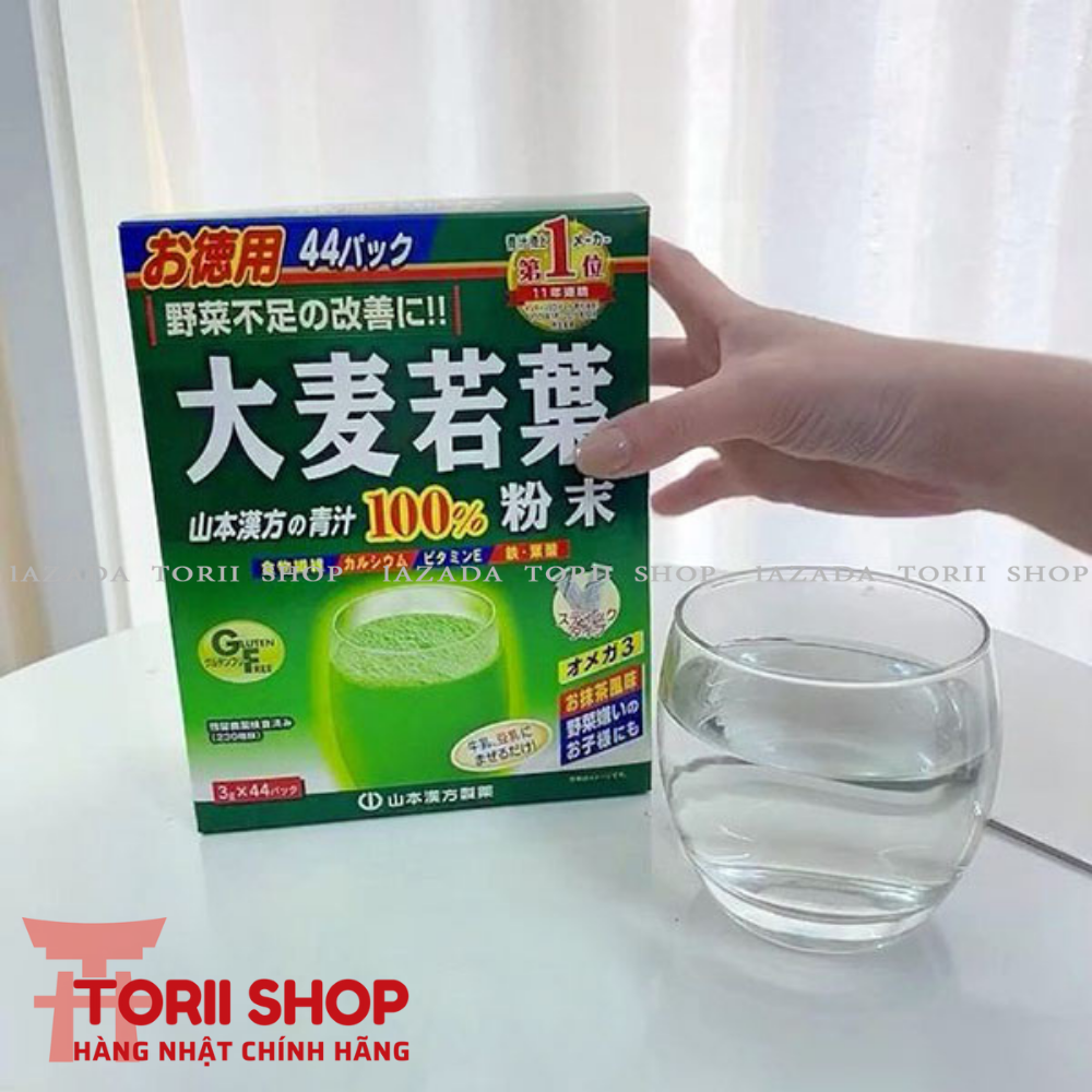 [Date dài] Bột mầm lúa mạch non, bột lá lúa non nguyên chất hàng chính hãng Nhật Bản 2 loại | Bột mầm lúa mạch non Grass Barley 44 gói | Bột lá lúa non Barley Golden 46 gói bổ sung chất xơ, vitamin, tăng đề kháng, thanh lọc cơ thể