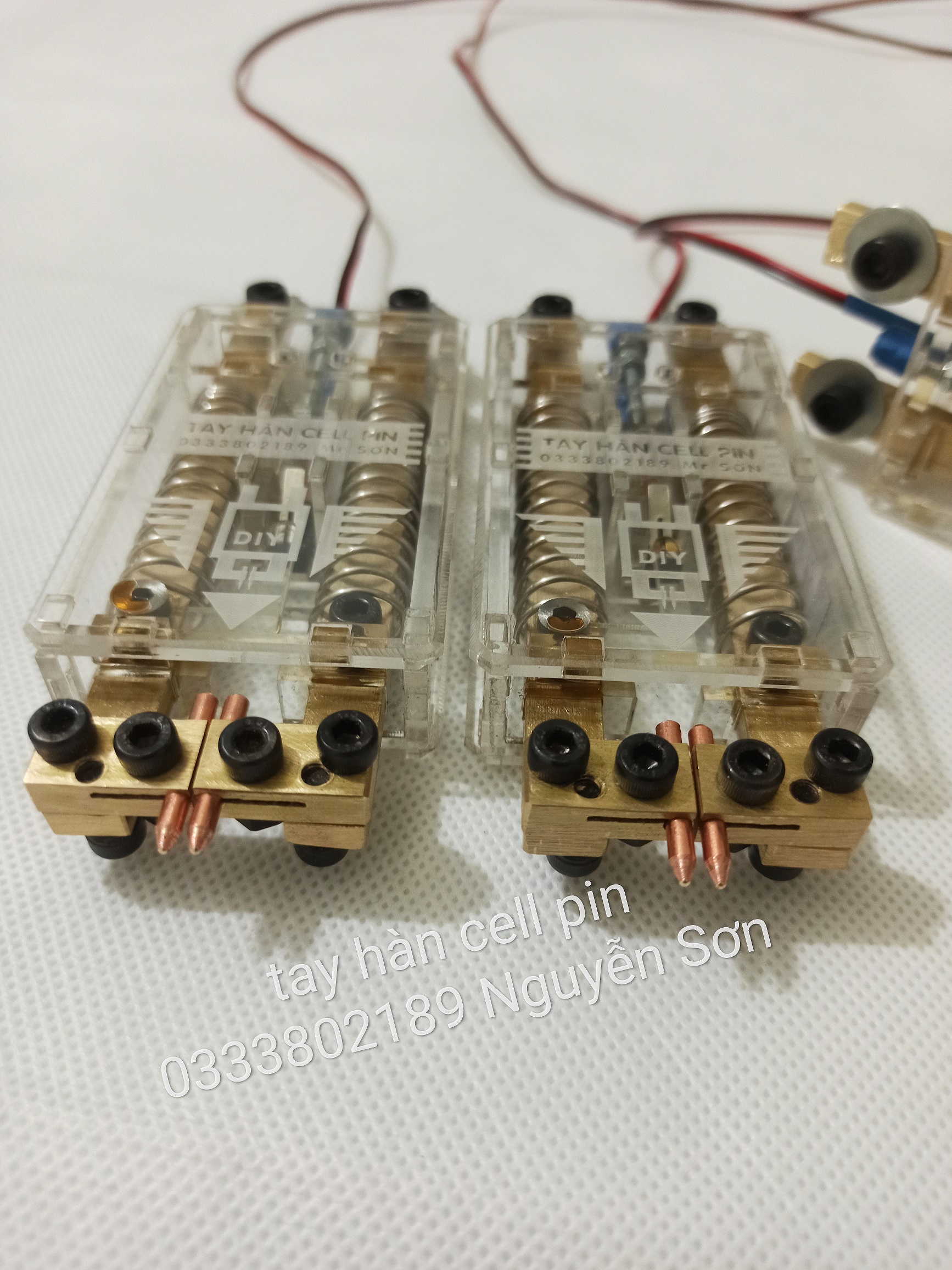 Battery Cell Welding Hand Tool with Force Scale [Moc DIY]