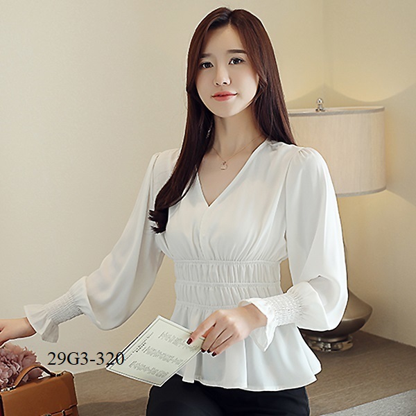 Áo kiểu nhúng điệu đà cao cấp -g3-320