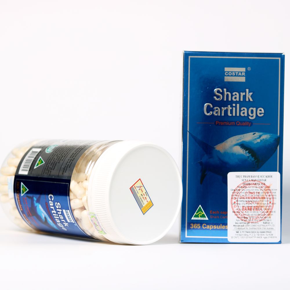 [HCM]Sụn vi cá mập blue shark cartilage 750mg Úc hỗ trợ xương khớp (120 viên - 365 viên )